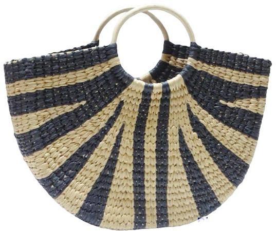 Straw Striped Bags