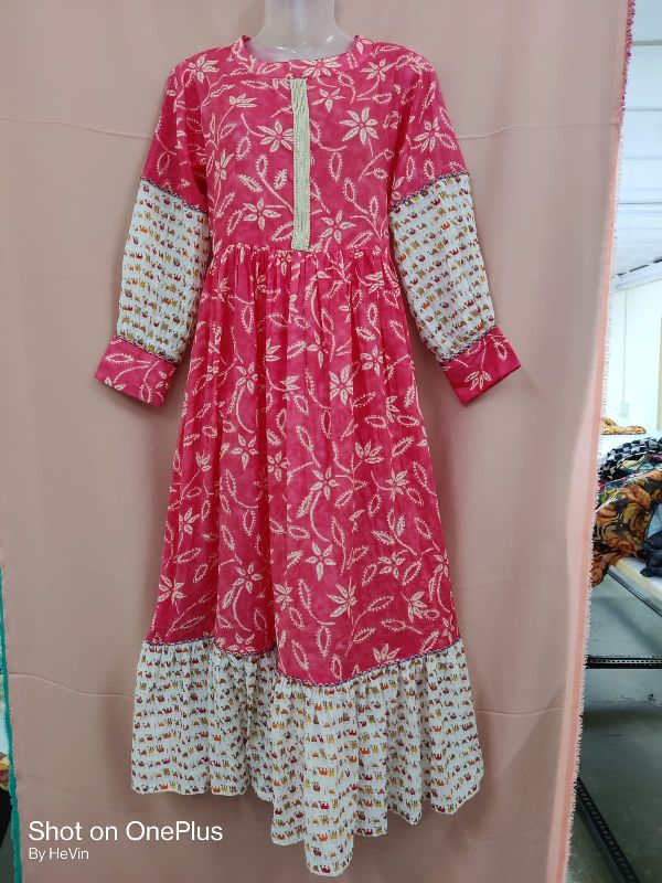 Georgette Printed Ladies Full Sleeve Dress, Packaging Type : Polythin
