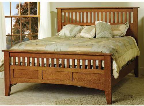 Oak Wood Bed