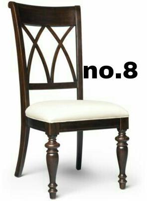 Wooden chair, Color : Dark Brown