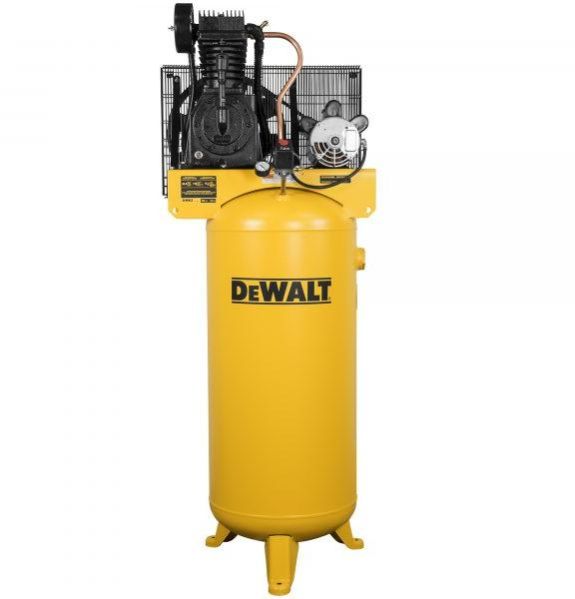 DEWALT 60 Gallon Air Compressor, Vertical, Two Stage 5 HP