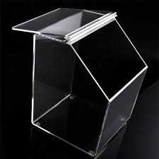 Polished Plain Acrylic Boxes, Size : 5x5x8