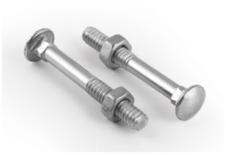 S.S CARRIAGE BOLT WITH NUT