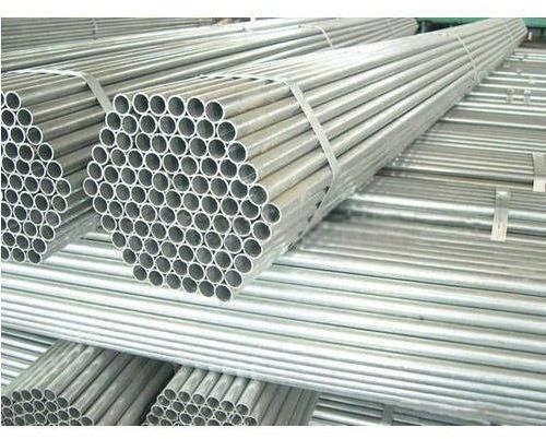 Round Mild Steel Scaffolding Pipes, Color : Silver