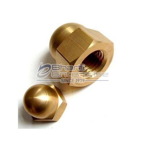 Polished Brass Dome Nuts, for Electrical Fittings, Packaging Type : Carton Box