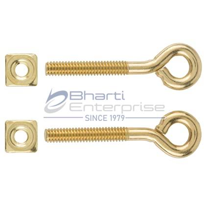Polished Brass Eye Nuts, for Electrical Fittings, Packaging Type : Carton Box