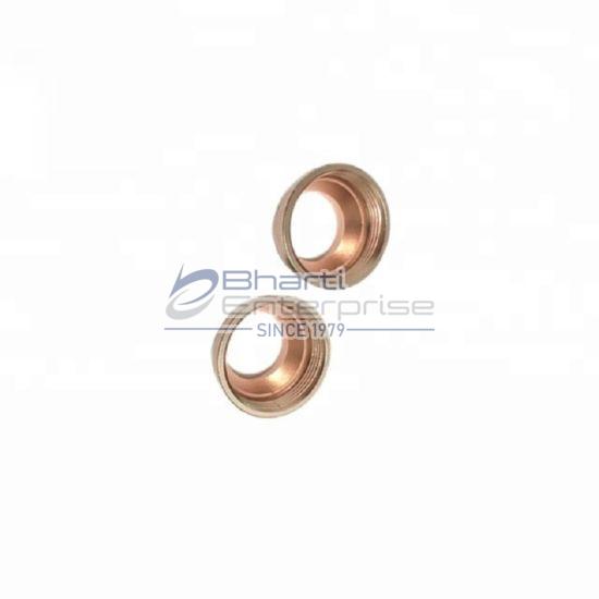 Round Polished Brass Spherical Washer, for Fittings, Color : Golden