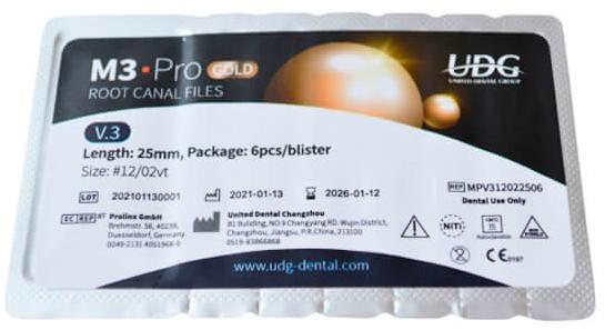 Dental M3 Pro Gold Root Canal Files