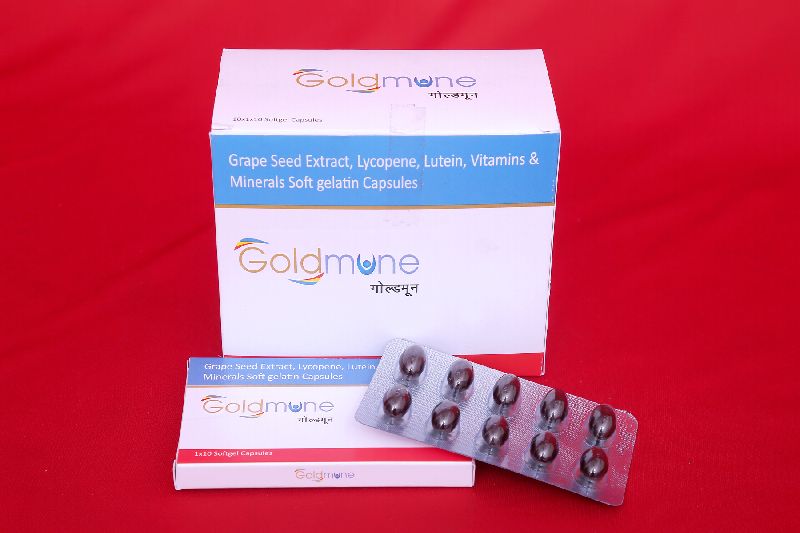 Goldmune Soft Gelatin Capsules, Grade Standard : Medicine Grade