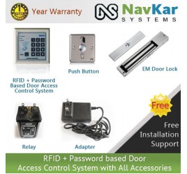 RFID + Password based Digital Keypad Door Access Control System with All Accessories