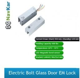 Toughened Glass Door Lock to Open by 2 Remote with Receiver and Adapter