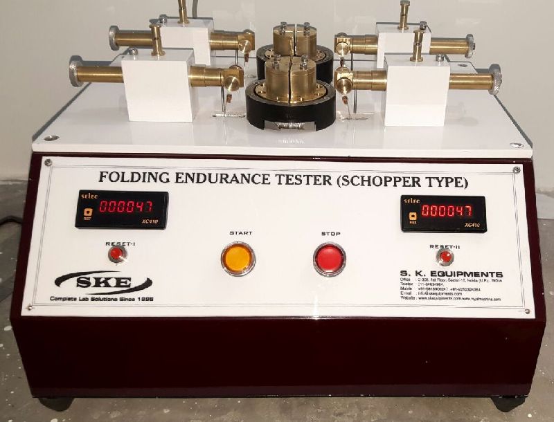 Electric Mild Steel Folding Endurance Testing Machine, Shape : Rectangular