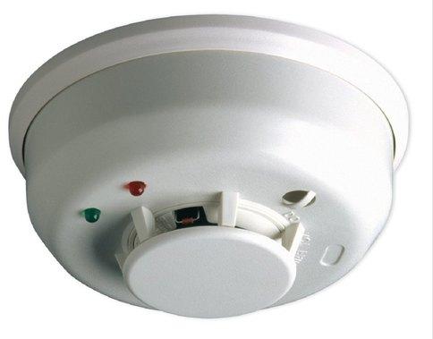 Plastic Smoke Detector Alarm System, Color : White