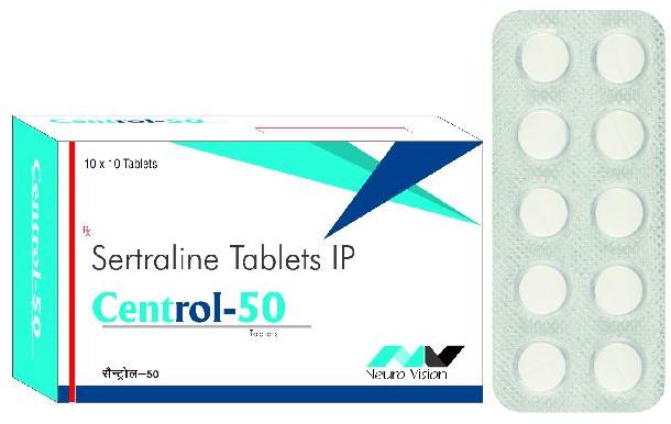 Centrol-50 Mg Tablets, Grade : Pharma Grade