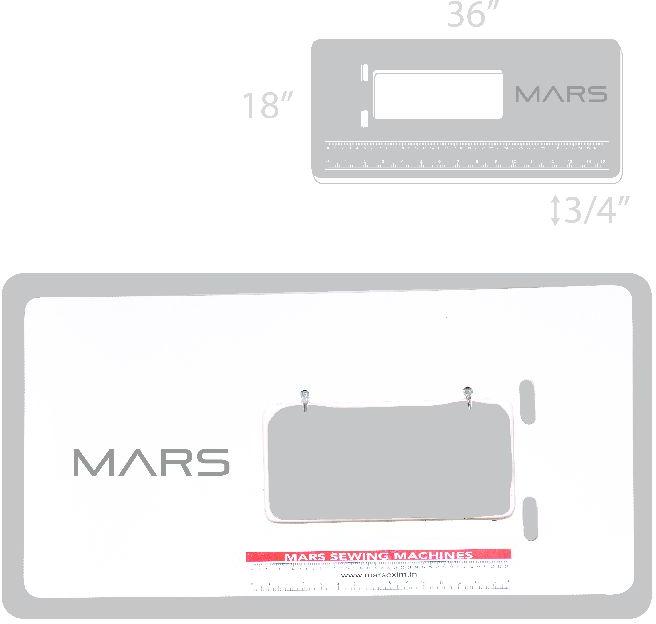 Ergonomic MARS - TB1836P34 PROFESSIONAL TABLE