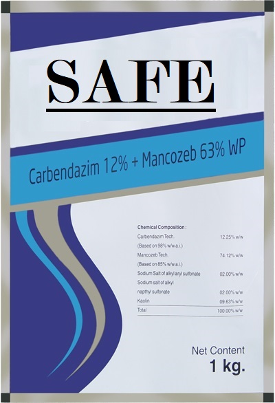 Carbendazim 12% Plus Mancozeb 63% WP, Packaging Type : Sac