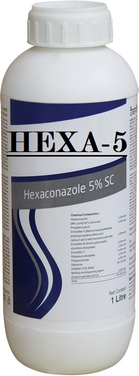 Hexaconazole Chemical 5% Sc, Form : Liquid Concentrate