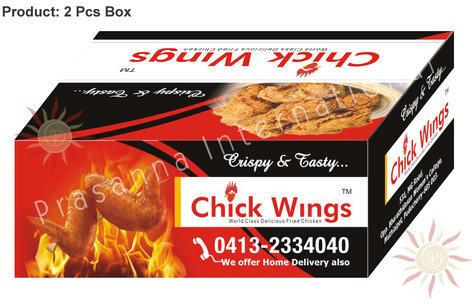 Paper Fried Chicken Packaging Box