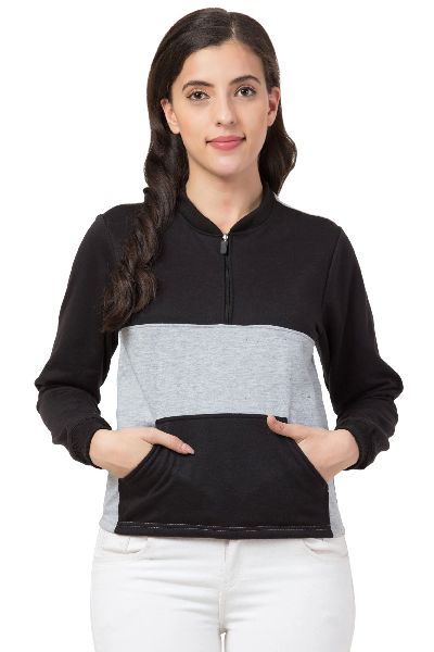 Bestic Fashion Full Sleeves Cotton Ladies Stylish Sweatshirts, Gender :  Female, Pattern : Printed, Plain at Rs 499 / Piece in delhi