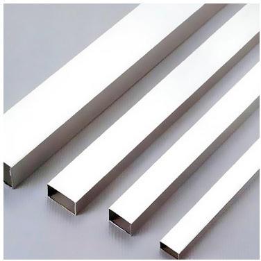 Stainless Steel Square Pipe, Color : Silver