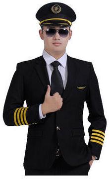 Full Sleeve Cotton Pilot Uniform, Size : Large, XL, Medium, Small