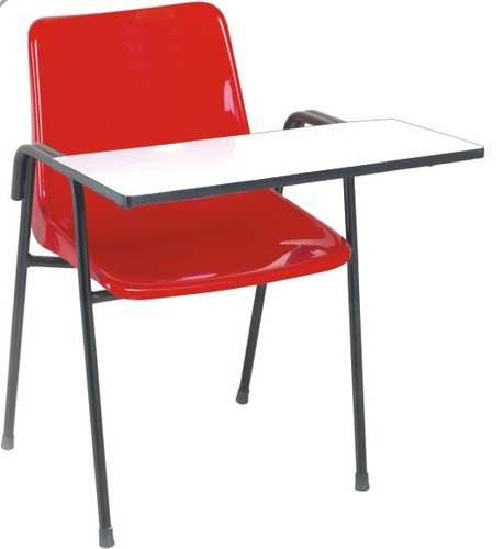 Plastic Study Chair, Color : Red