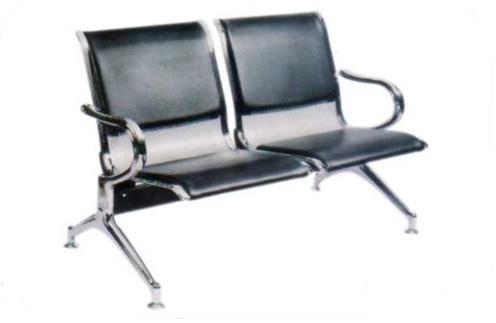 Chrome Waiting Chairs, Color : Metallic Grey