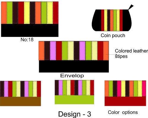 Colored Leather Strips