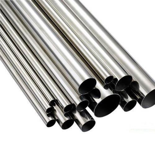 Stainless Steel Round Pipe, Color : Silver