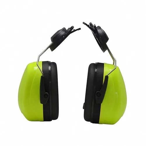 Plastic Ear Muff Helmet Attachable, for Construction, Industrial, Size : 39*26*28cm