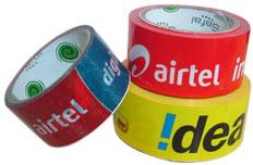 Plastic Customized Advertising Tapes, Color : Multi Color