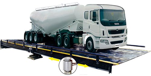 Mild Steel 18M Truck Weighbridge, Weighing Capacity : 120 Ton