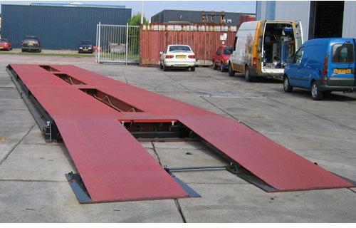 Mild Steel 20M Portable Weighbridge, Weighing Capacity : 150 ton