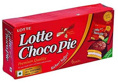 Rectangular Lotte Choco Pie