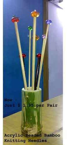 Acrylic Bamboo Knitting Needles