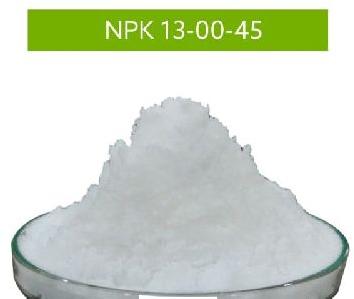 NPK Fertilizer 13 00 45, for Agriculture, Packaging Type : Plastic Bag
