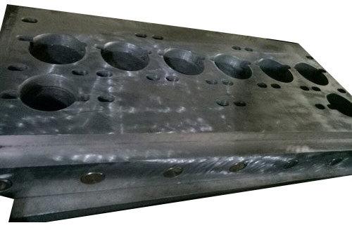 Aluminium Powder Coated Machining Fixture Plate, for Heat Sealing Machines