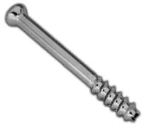 SS316L Titanium Grade-5 Cannulated Cancellous Screws, Length : 30mm to 115 mm