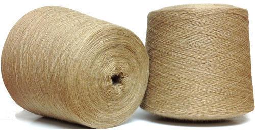 Acrylic Polyester Plain Textile Yarn, Pattern : Dyed