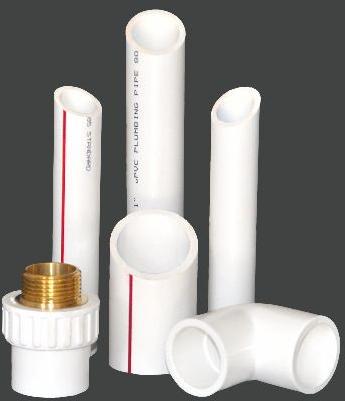 CRYSTAL UPVC Pipe & Fittings, for Construction, Industrial, Plumbing, Grade : ASTM