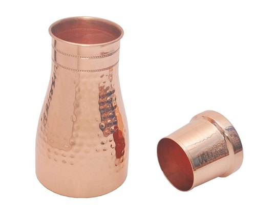 Copper Sugar Pot, Shape : Cylindrical