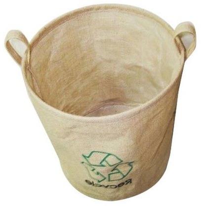 Customize Jute Laundry Bags, Color : Brown