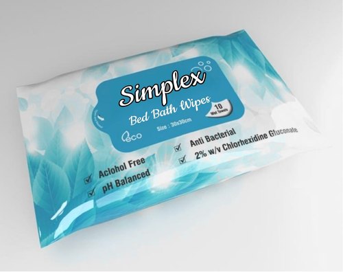 Bed Bath Wipes, Packaging Type : 10 Pcs Packing