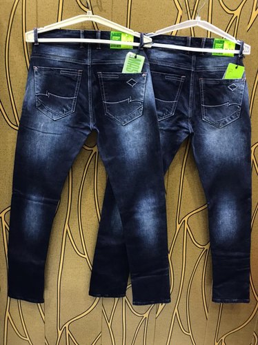 Faded Mens Denim Jeans, Occasion : Casual Wear