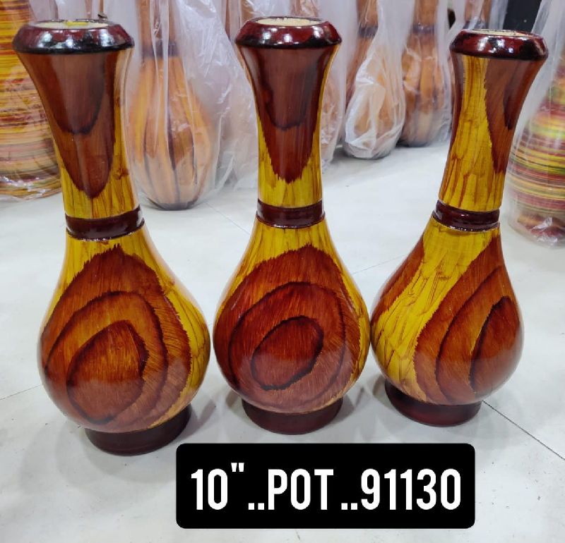 10 Inch Wooden Flower Pot, Style : Antique, Modern