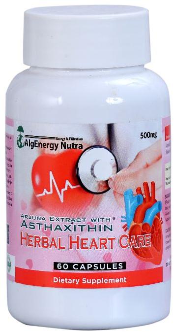Herbal Heart Care Capsules, for Supplement Diet, Packaging Type : Plastic Container