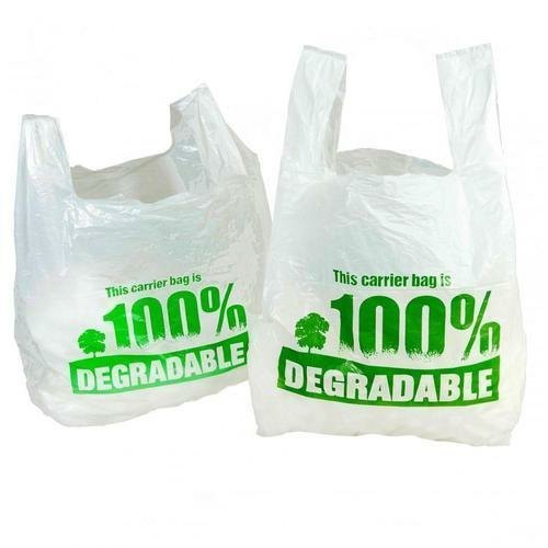 Printed Corn Starch compostable bags, Capacity : 3 kg