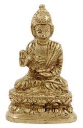Polished Copper Buddha Idol, for Home Decor, Packaging Type : Box
