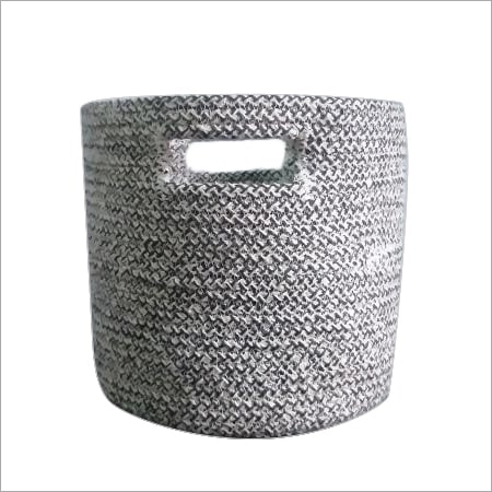 Plain Braided Cotton Basket, Size : Standard