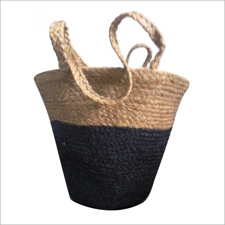 Plain Round Cotton Basket, Size : Standard